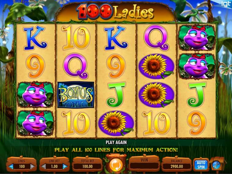 Онлайн слот 100 Ladies играть