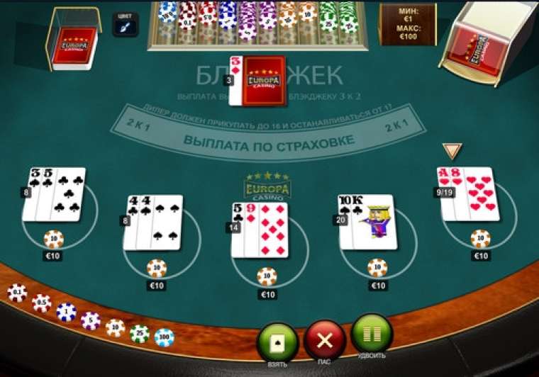 Видео покер Blackjack демо-игра