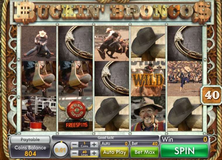 Видео покер Buckin’ Broncos демо-игра