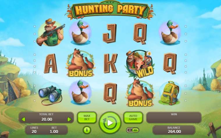 Онлайн слот Hunting Party играть