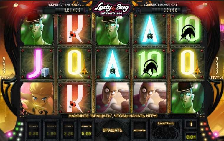 Видео покер Ladybug Adventures демо-игра