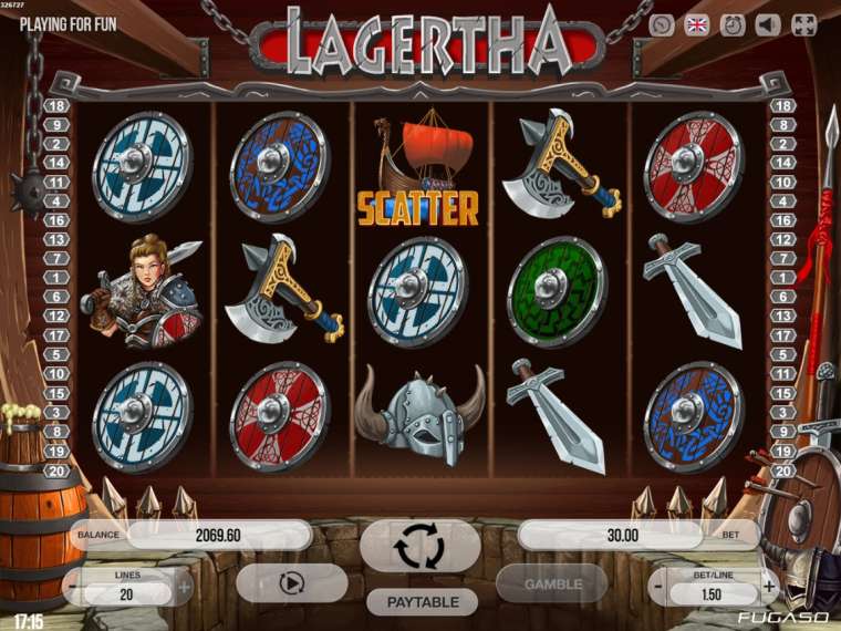 Видео покер Lagertha демо-игра