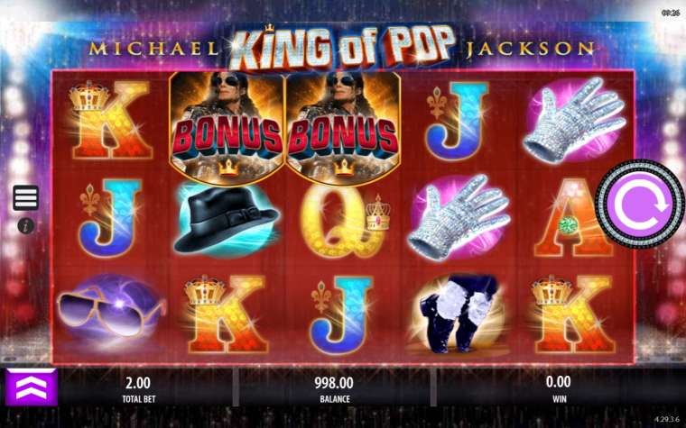 Видео покер Michael Jackson: King of Pop демо-игра