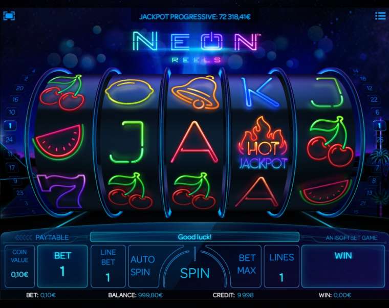 Видео покер Neon Reels демо-игра