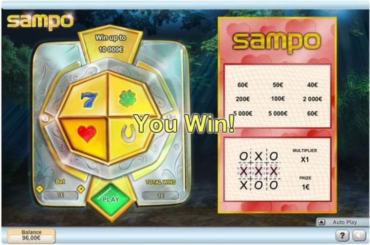 Видео покер Sampo демо-игра