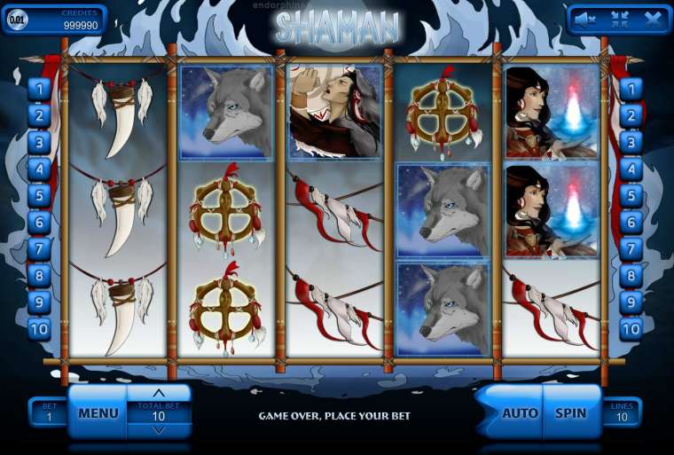 Видео покер Shaman демо-игра