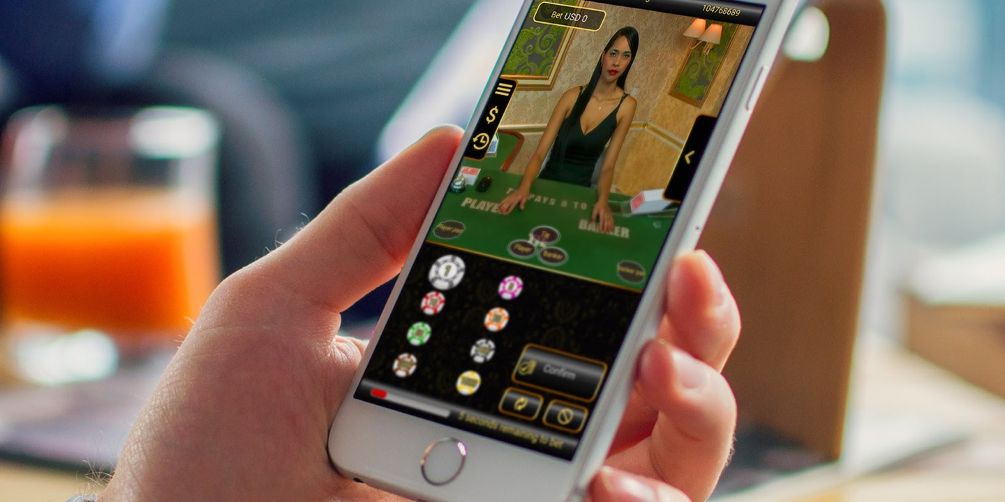 Живой дилер в мобильном казино