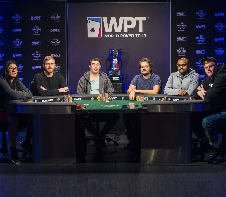 Финалисты турнира 2018 WPT Seminole Rock ‘N’ Roll Poker Open