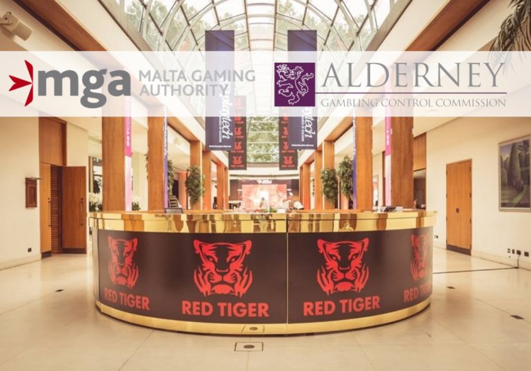 Red Tiger Gaming,  Malta Gaming Authority, Alderney