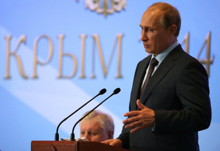 Выступление В.В. Путина в Крыму