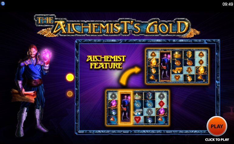 игровой автомат Золото алхимика