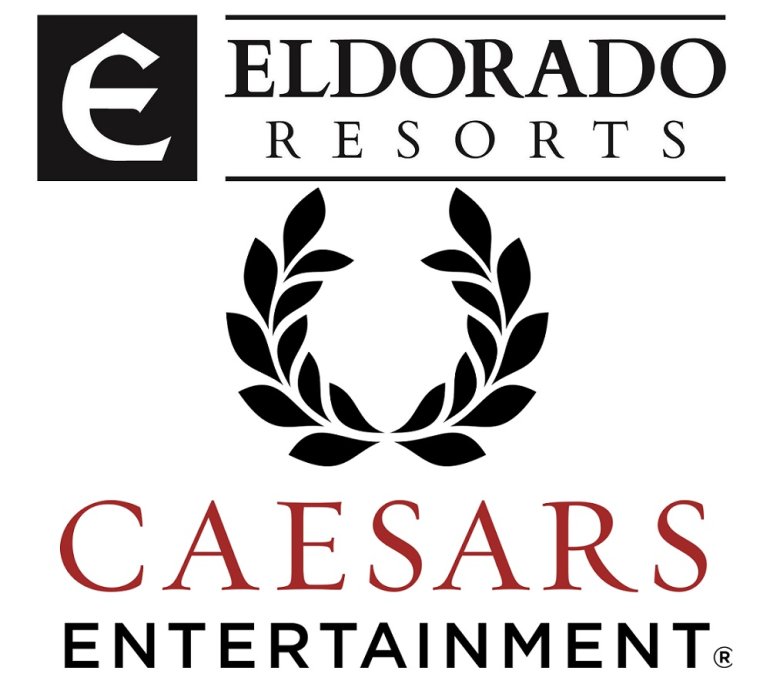 Логотипы компаний Eldorado Resorts и Caesars Entertainment