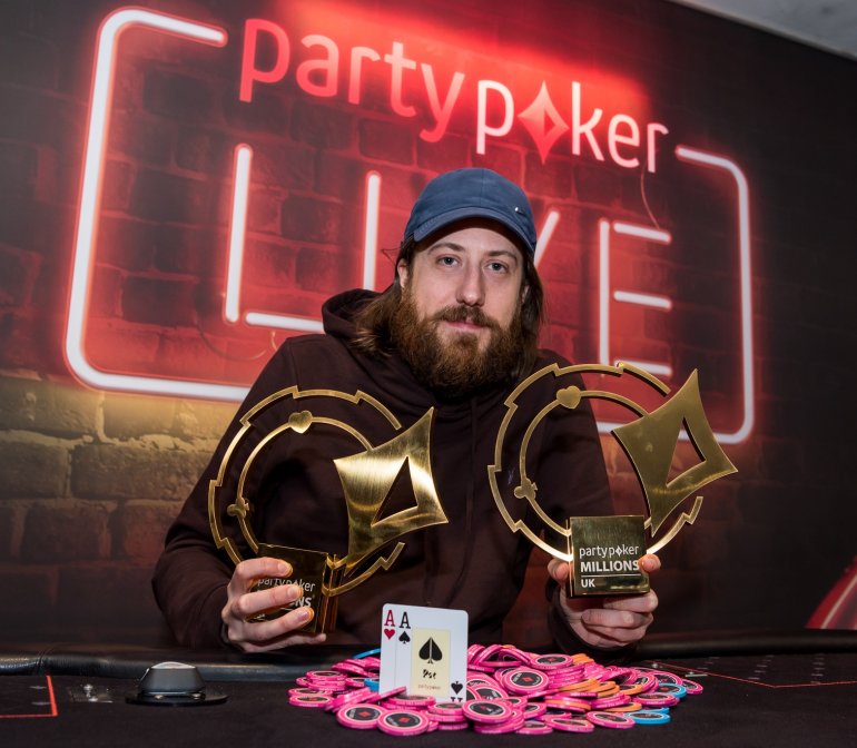 Стив О'Дуайер победил в турнире хайроллеров серии 2018 partypoker LIVE MILLIONS UK
