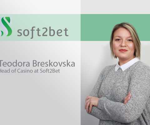 «Мы стараемся превзойти ожидания игроков», - Теодора Бресковска, Soft2Bet