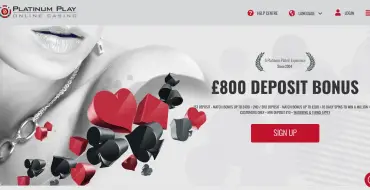 Welcome package up to £800 at Platinum Play: Онлайн казино Platinum Play