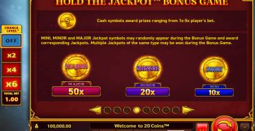 20 Coins: Джекпот