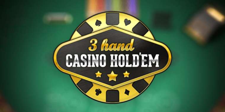 Видео покер 3-Hand Casino Hold'em демо-игра