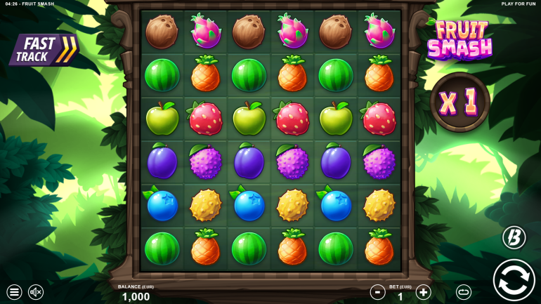 Слот посвящен фруктам в Фруктовые Брызги Тема в Fruit Smash