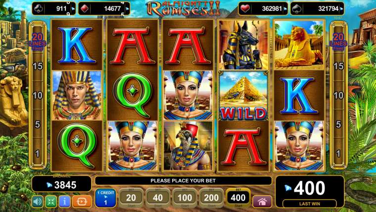 Видео покер Almighty Ramses II демо-игра