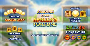 Amazing Link Apollo's Fortune: Уникальные функции