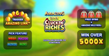 Amazing Link Cluckin' Riches: Уникальные функции