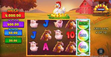 Amazing Link Cluckin' Riches: Фриспины