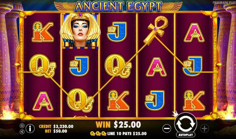 Видео покер Ancient Egypt демо-игра