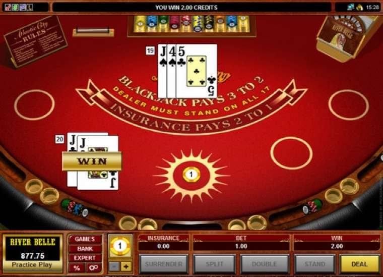 Видео покер Atlantic City Blackjack демо-игра