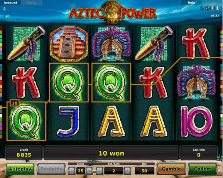 Онлайн слот Aztec Power играть