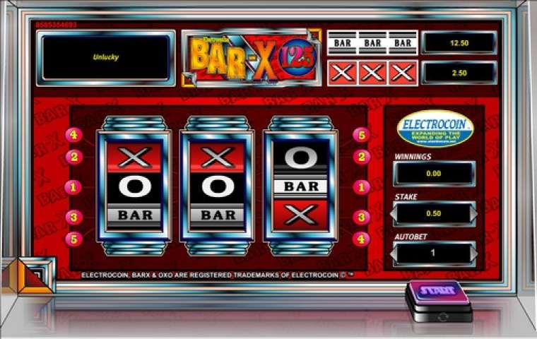 Видео покер Bar-X 125 демо-игра