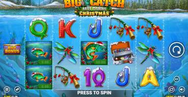 Big Catch Bass Fishing Christmas: Игровой автомат