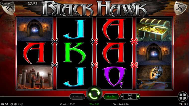 Видео покер Black Hawk демо-игра