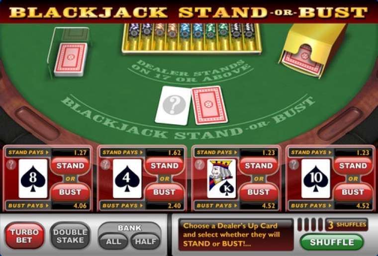 Видео покер Blackjack Stand or Bust демо-игра
