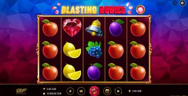 Blasting Rubies: Игровой автомат