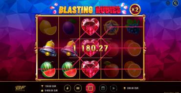 Blasting Rubies: Выигрыши