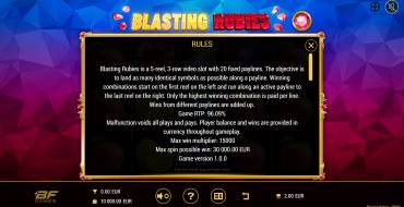 Blasting Rubies: Правила
