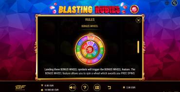 Blasting Rubies: Бонусные игры