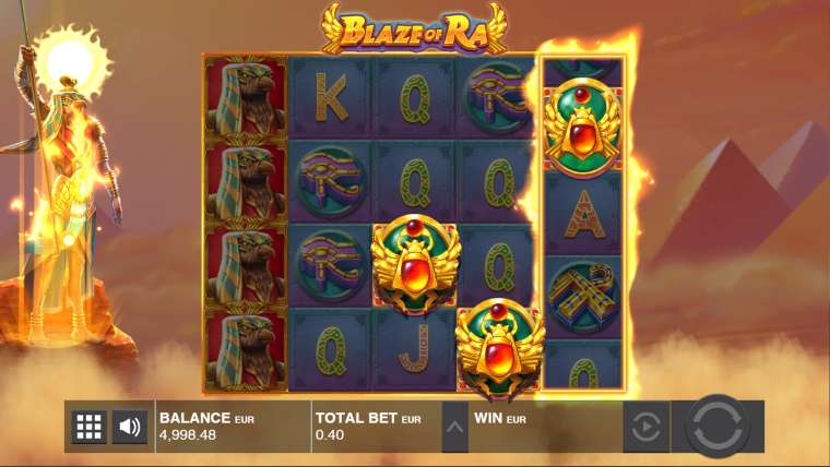 Видео покер Blaze of Ra демо-игра