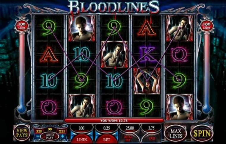 Видео покер Bloodlines демо-игра