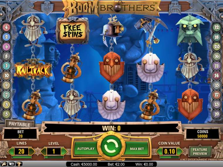 Видео покер Boom Brothers демо-игра