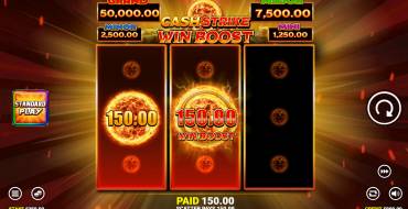 Cash Strike Win Boost: Выигрыши