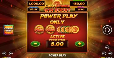 Cash Strike Win Boost: Уникальные функции