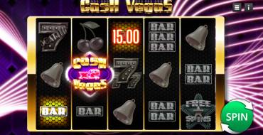 Cash Vegas: Выигрыши