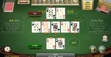 Casino Hold’em: Выигрыш