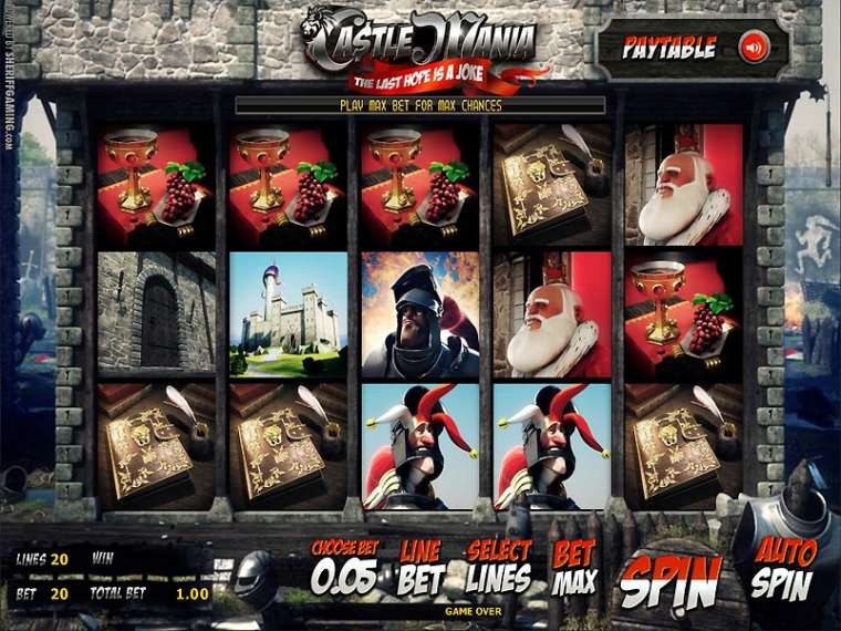 Видео покер Castle Mania демо-игра