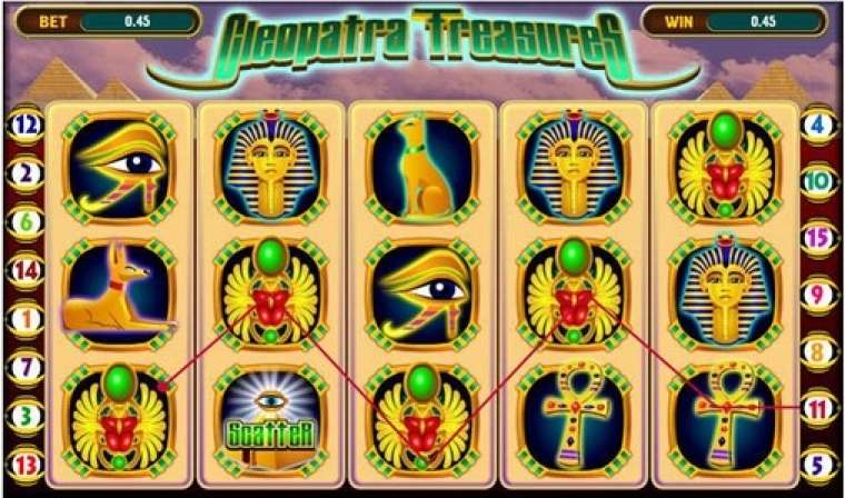 Онлайн слот Cleopatra Treasures играть