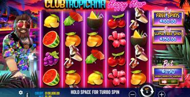 Club Tropicana — Happy Hour: Игровой автомат