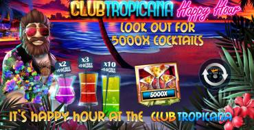 Club Tropicana — Happy Hour: Уникальные функции