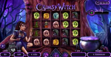 Clumsy Witch: Игровой автомат