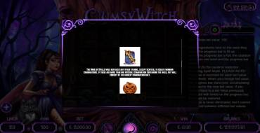 Clumsy Witch: Таблица выплат